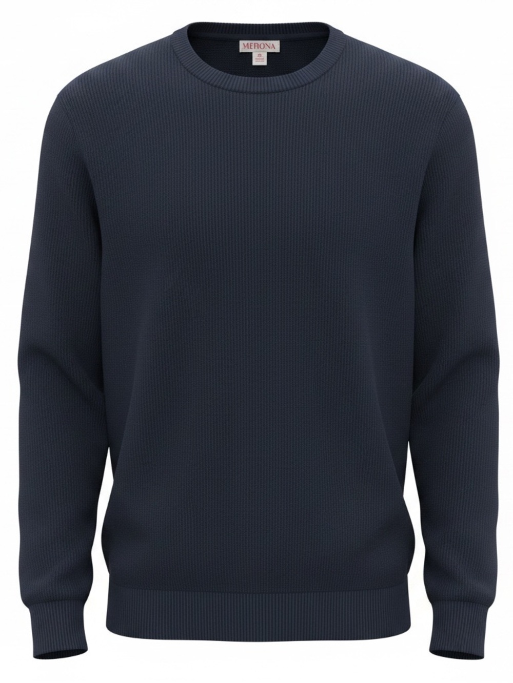 Merona Men's Dark Navy Textured Crewneck Sweater